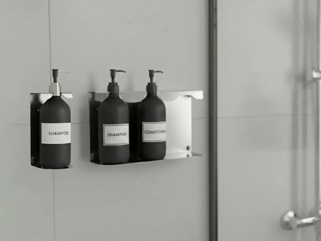 Combo porta dispensadores de jabón