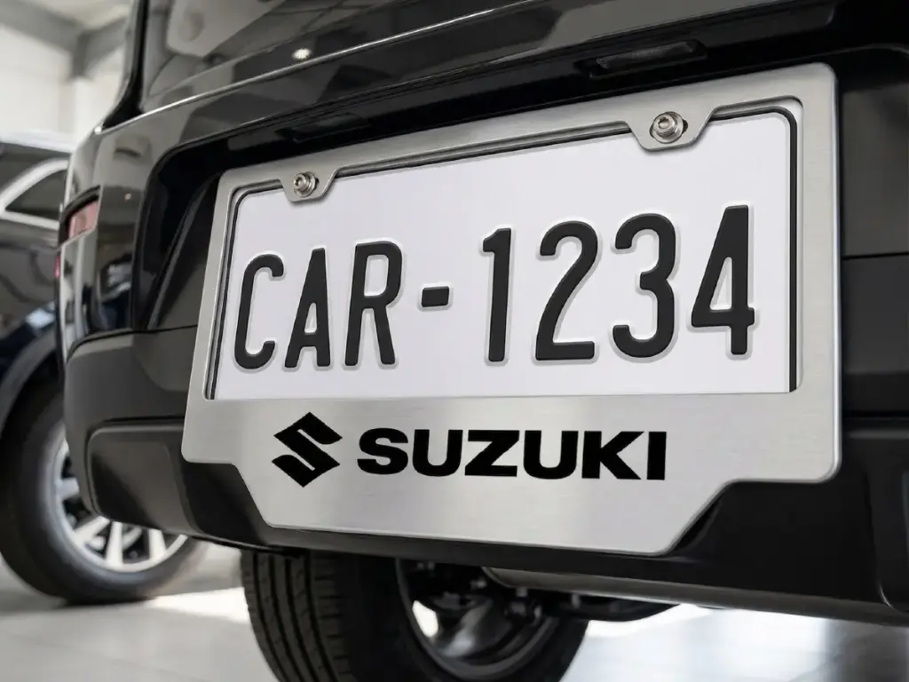 Porta placa carro