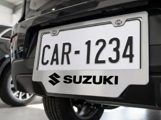 Porta placa carro